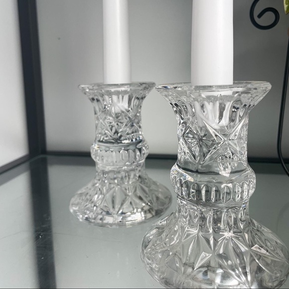 Crystal candle holders - Picture 2 of 2